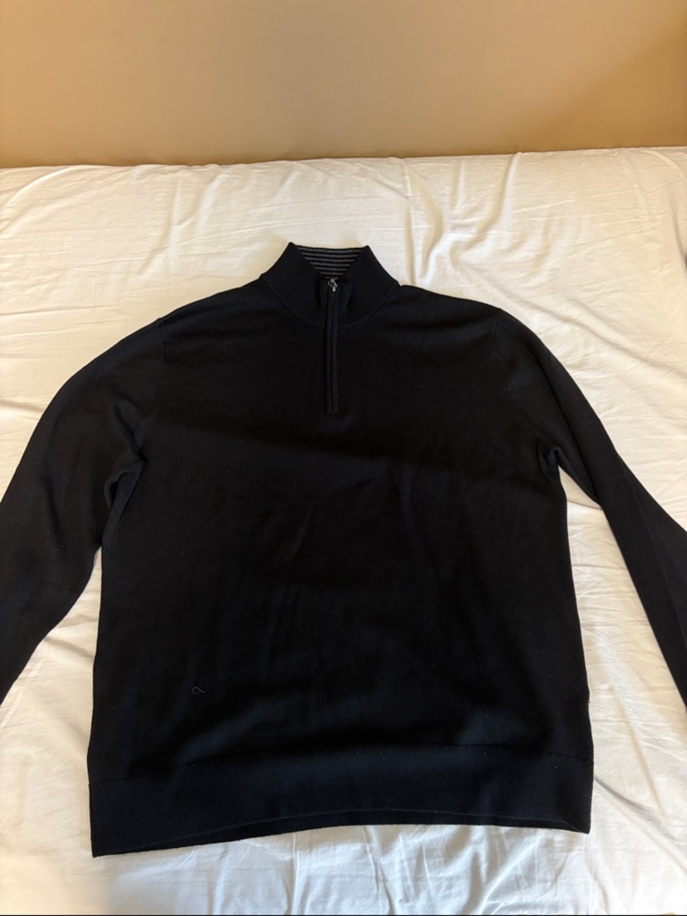 UNTUCKit Merino Wool Quarter Zip Large